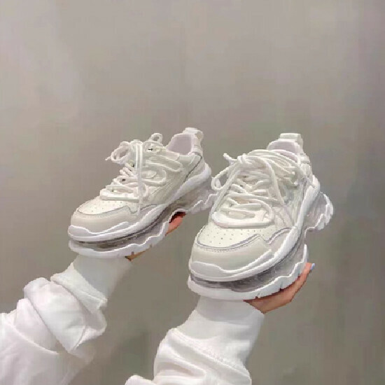 熱賣厚底小白鞋【白色】【35-40碼】(下單後請聯絡客服確認發貨尺碼)