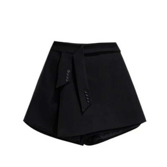 熱賣西裝闊腿短褲【黑色】【L-4XL碼】（下單後請聯絡客服確認發貨尺碼）