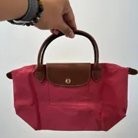 [S] LONGCHAMP LE PLIAGE CLUB TOP HANDLE BAG,FIG, L1621089OBP16 (SLC238)