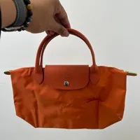 [S] LONGCHAMP LE PLIAGE CLUB TOP HANDBAG BAG,CAROT, L1621919P69 (SLC241)