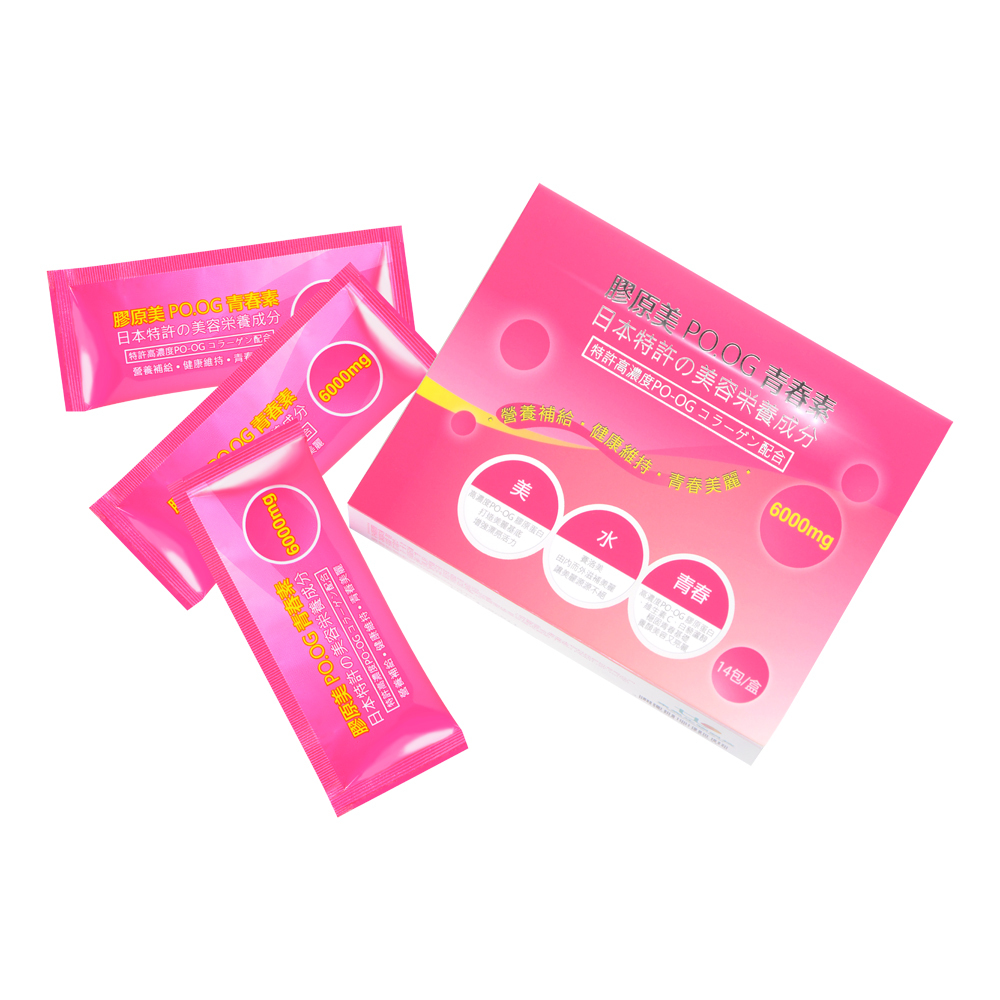 【兩入組】Dr.Mainjoy 膠原美PO.OG青春素14包入/盒x2盒