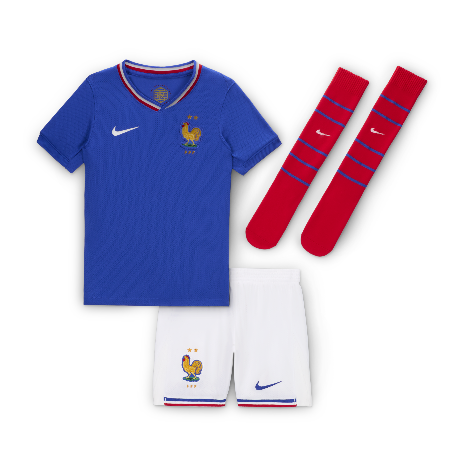 2024 France Home Shirt Kids Kit Set