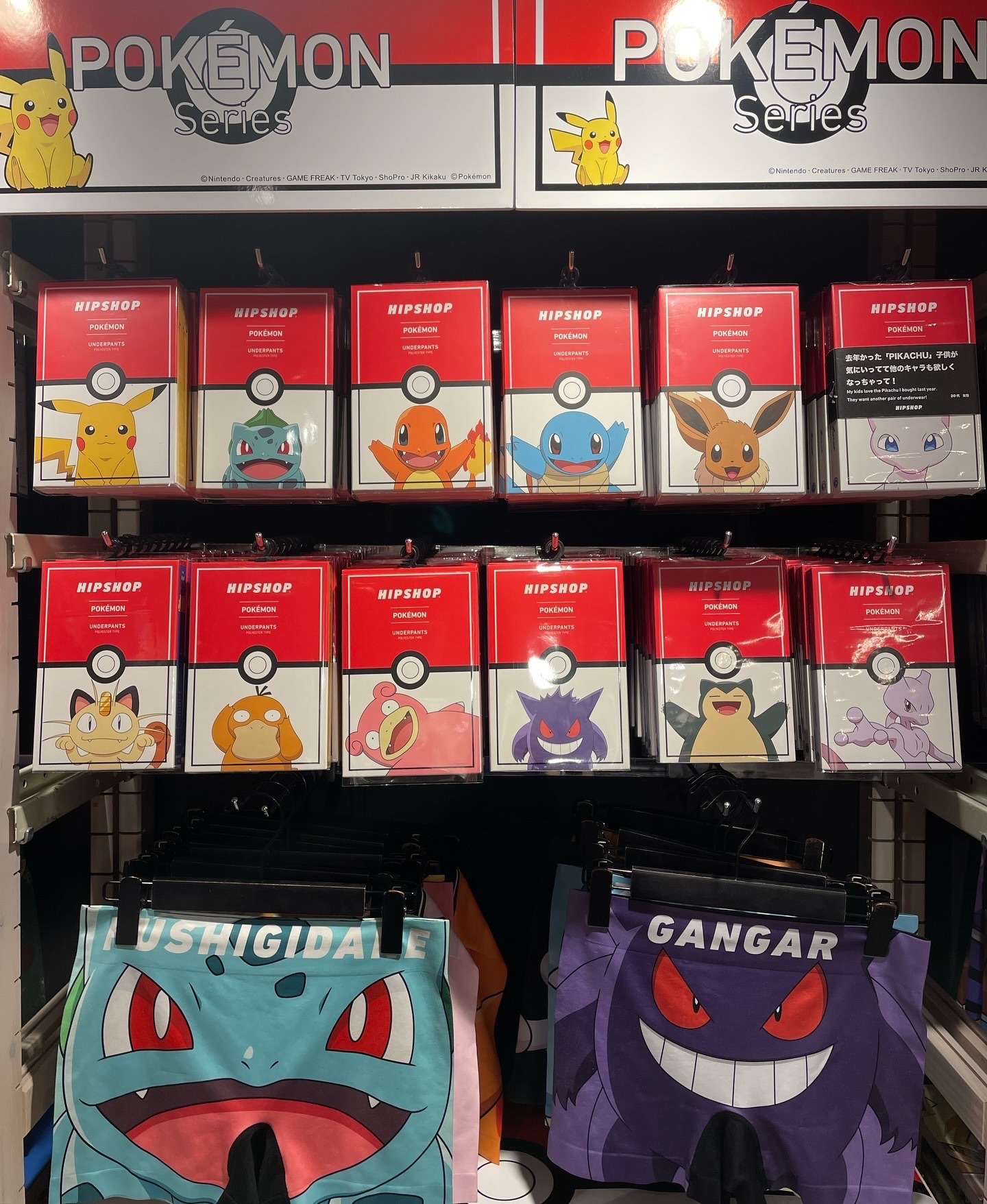 限時開團 GOTCHA!寶可夢內褲 共12款