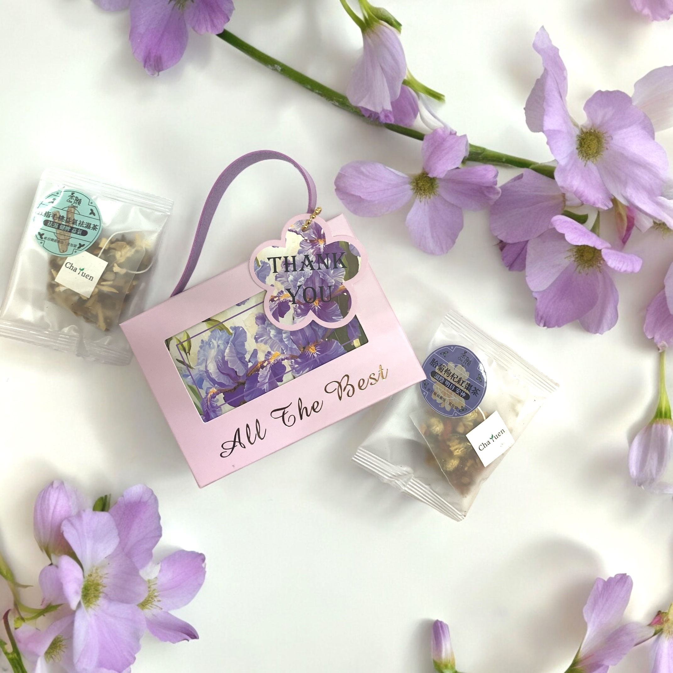 散水茶 禮盒G02 + 2包自選茶包 (15種口味可選)