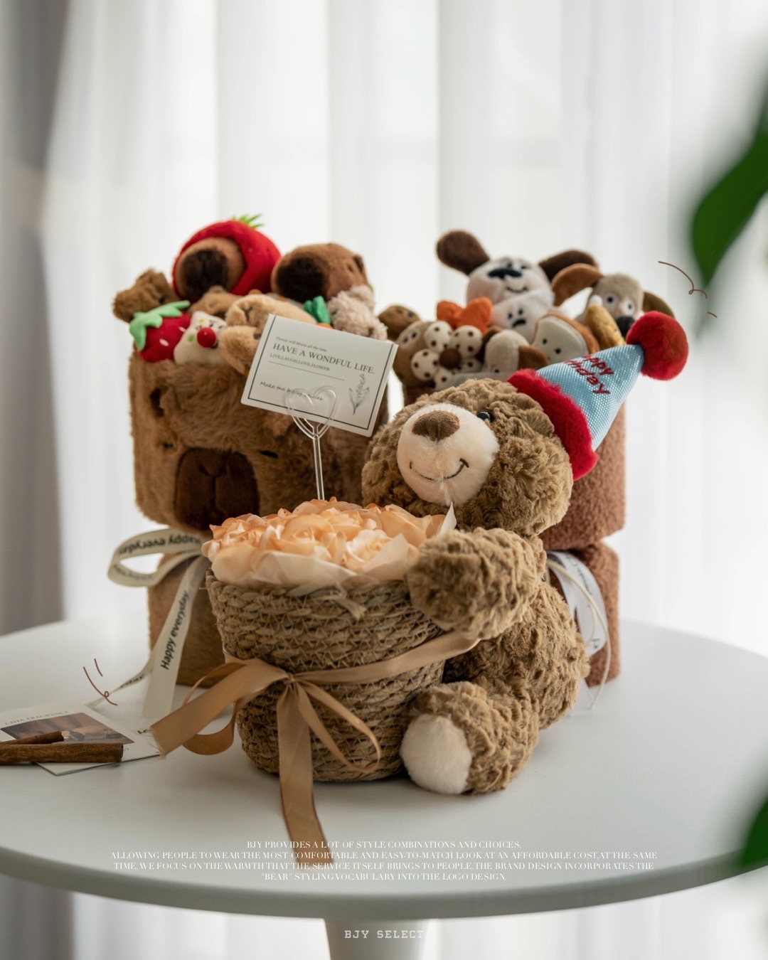 #預購 BJY STORE 玩偶花束 生日 紀念日 情人節 畢業季 通通適合！超可愛