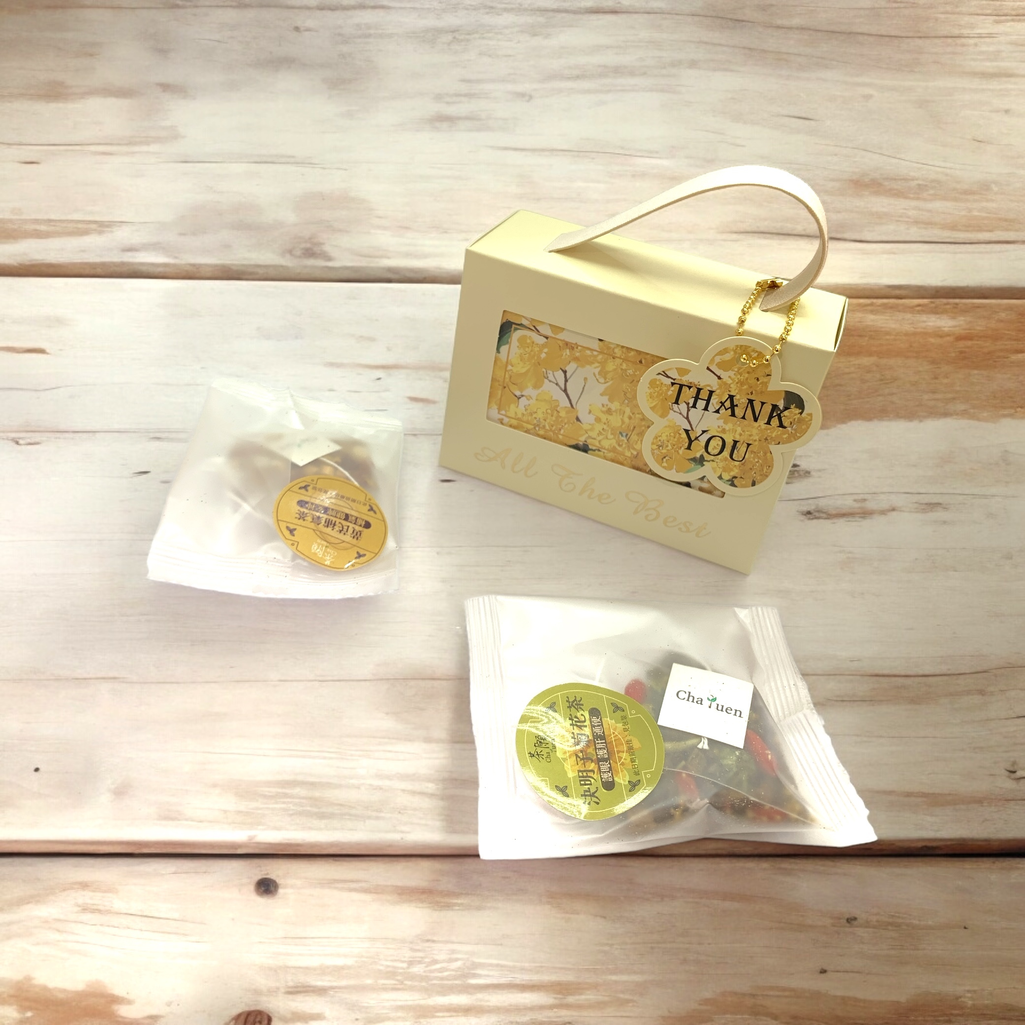 散水茶 禮盒G03 + 2包自選茶包 (15種口味可選)