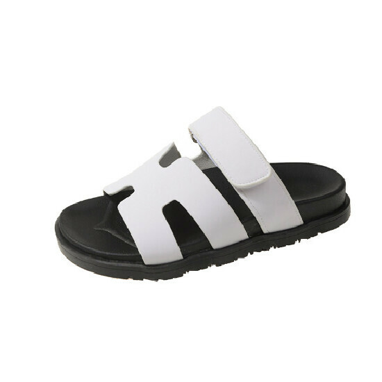 Hot Selling Velcro Sandals [White] [Size 35-40] (Please contact customer service to confirm the delivery size after placing the order)