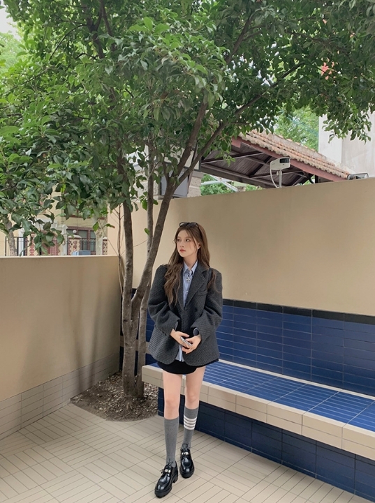 凱莉釦 牛皮綁帶休閒鞋(35-40)