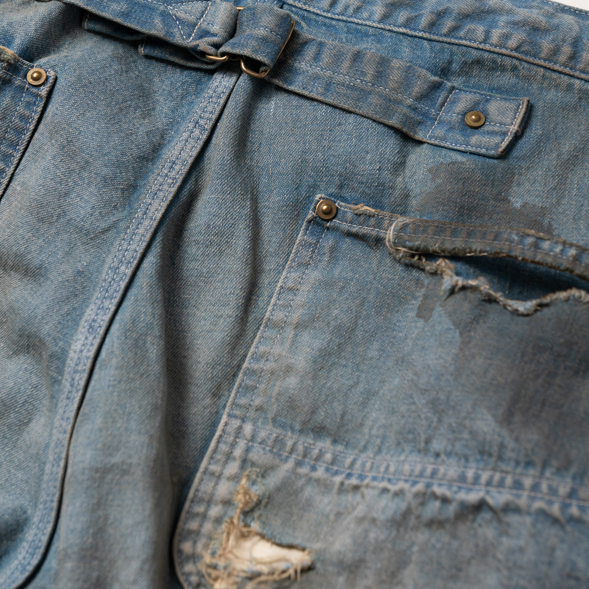 ANACHRONORM - Hard Damaged Denim Painter Easy Pants ANACHRONORM - Hard Damaged Denim Painter Easy Pants