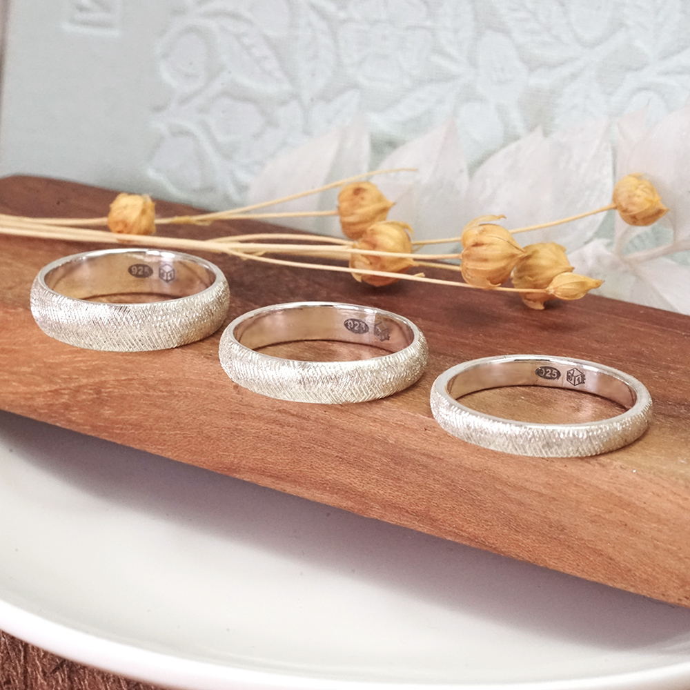 質感銀戒 圓弧交錯設計 925純銀戒指 刻字戒指 客製化訂製 男戒 女戒 中性戒指