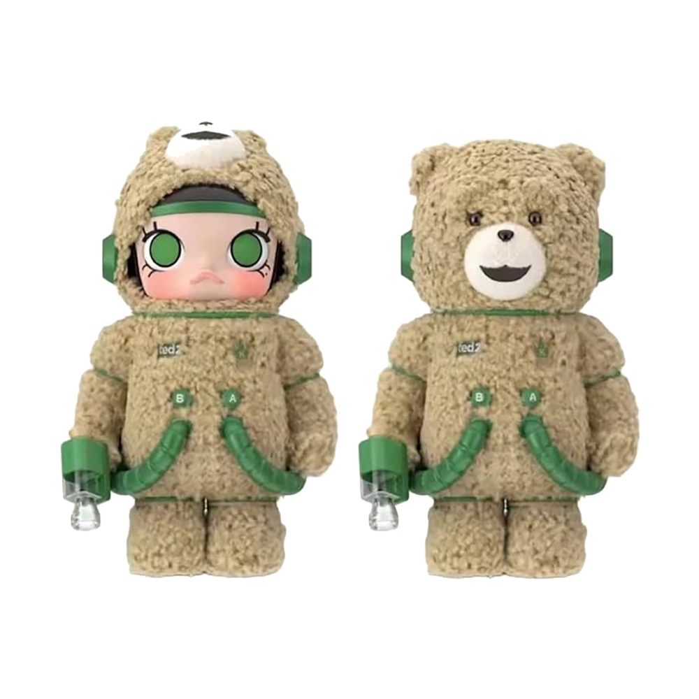 Pop Mart泡泡瑪特 Mega Space Molly Ted 2 熊麻吉 400%