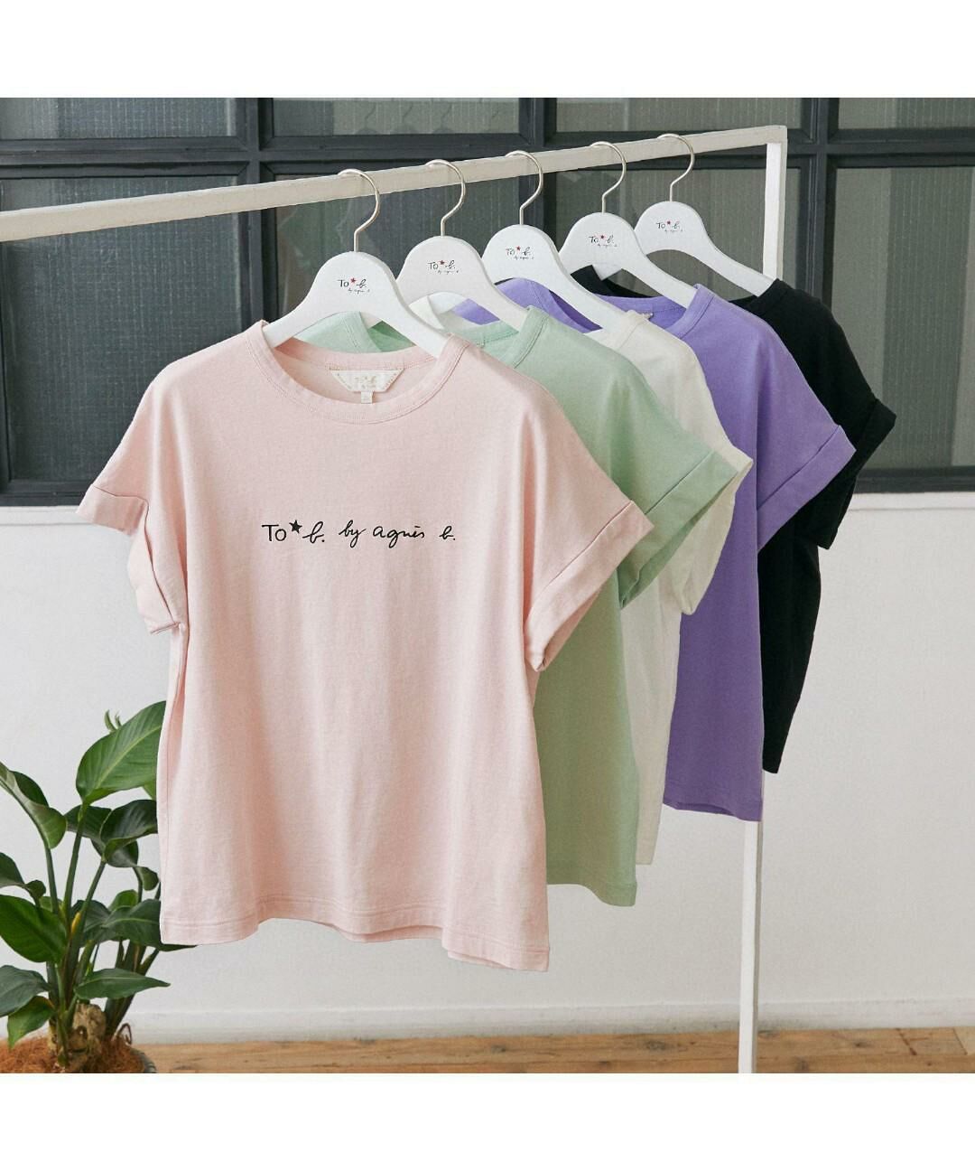 🇯🇵agnes b 糖果色🍬印花女款短袖 Tee👕