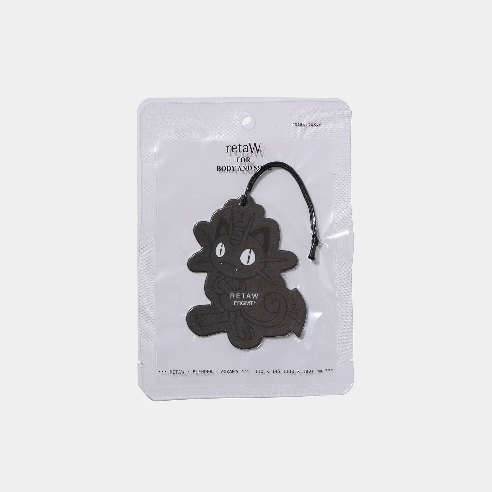 -(C013)-FRAGMENT & POKEMON THUNDERBOLT PROJECT 暗黑車用掛式香片 喵喵/皮卡丘