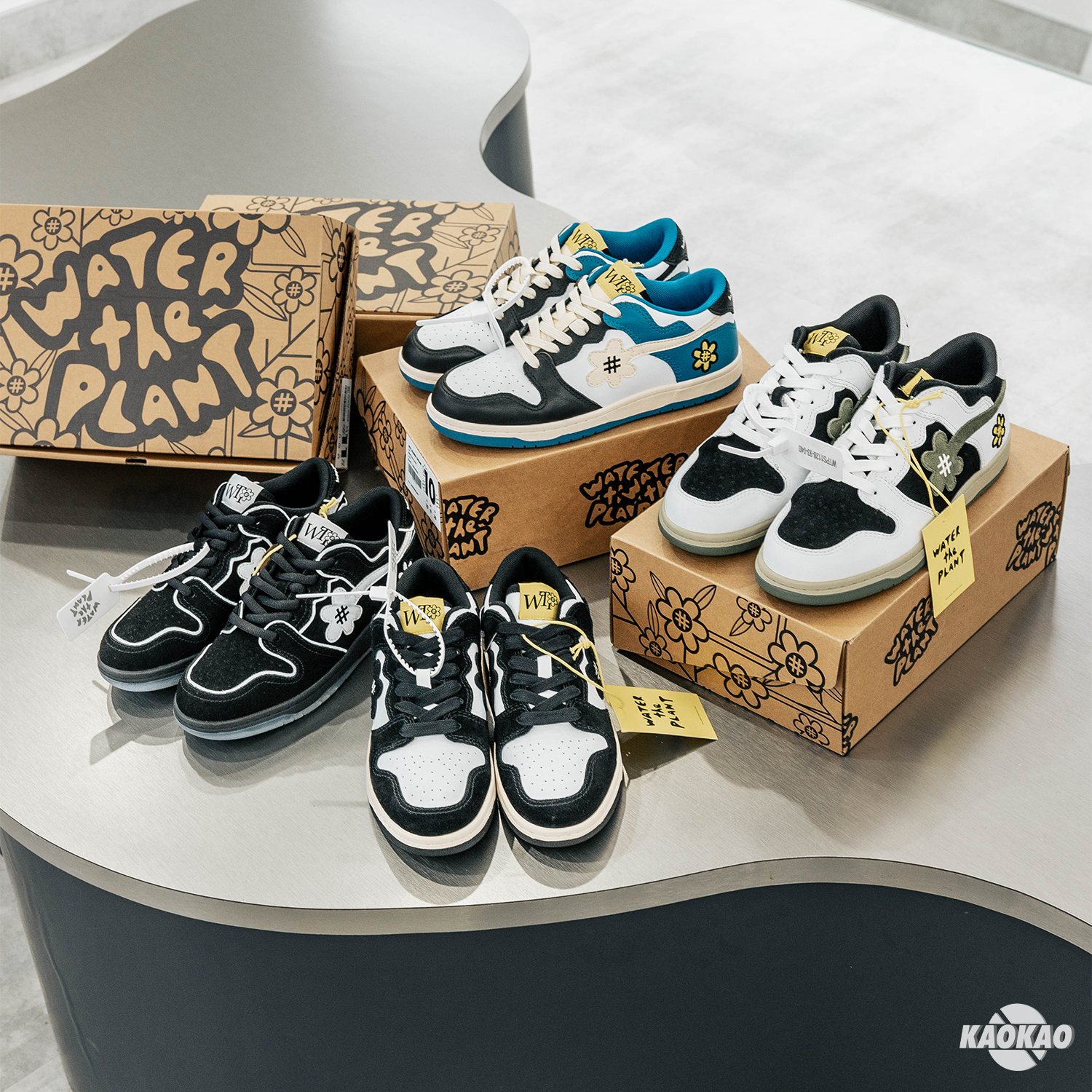 男女款 WATER THE PLANT 刺繡小花鞋【wtps1123】