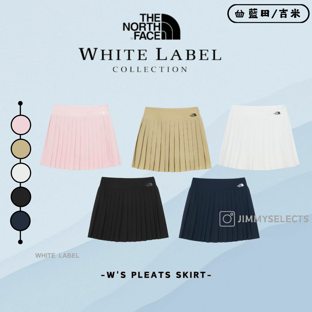 【代購】THE NORTH FACE 北臉 白標 女 PLEATS SKIRT 裙子 NK6NQ32