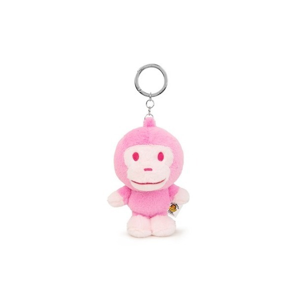 2025AW BAPE APE BABY MILO PLUSH DOLL KEYCHAIN 娃娃 粉紅色 超限量 鑰匙圈 現貨