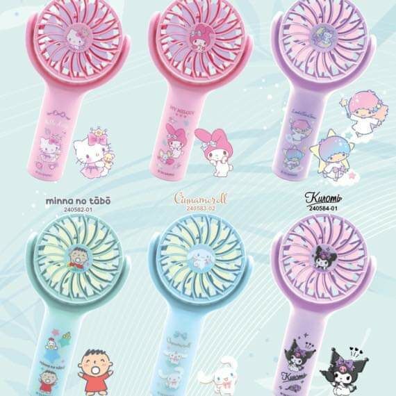 Sanrio迷你手提風扇仔