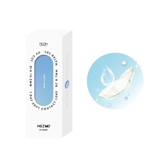 [日拋][防藍光]  TiCon 帝康 Mizmi 1 Day 透明 彩妝隱形眼鏡｜每盒10片