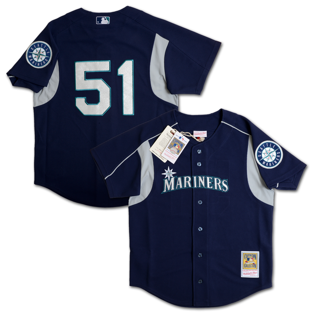 Mitchell & Ness 西雅圖水手隊 鈴木一朗 2003 打擊練習衫 球衣