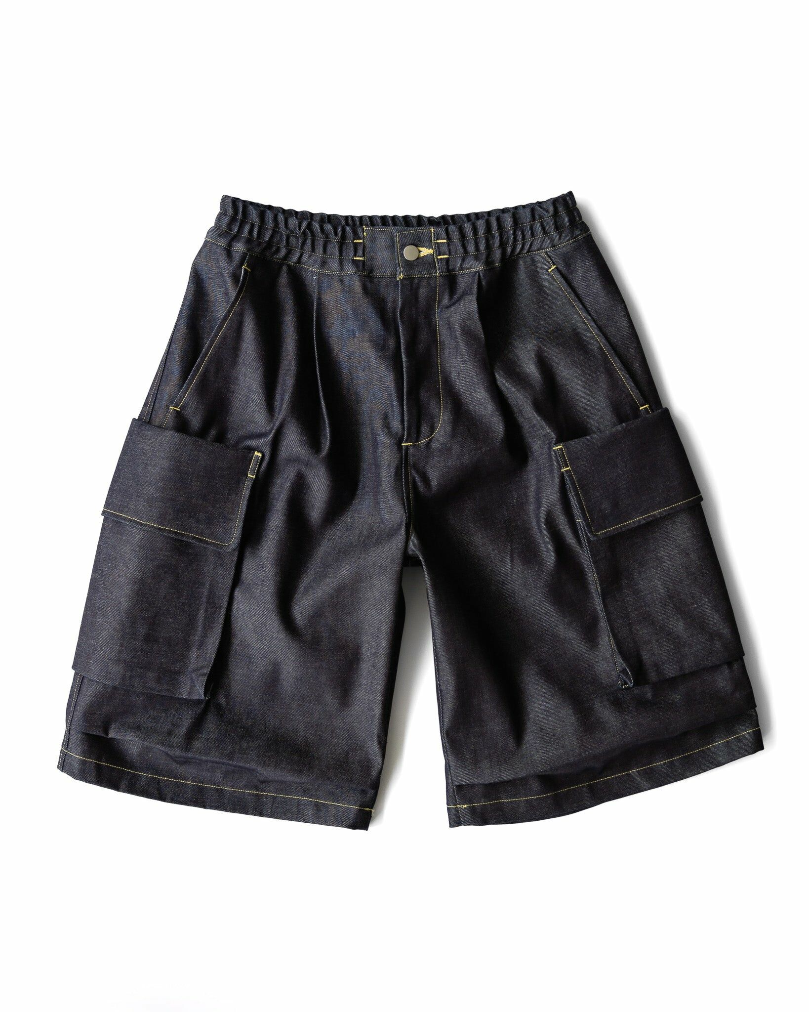2024SS CLESSTE SELVEDGE DENIM CITY MILITARY HALF PANTS