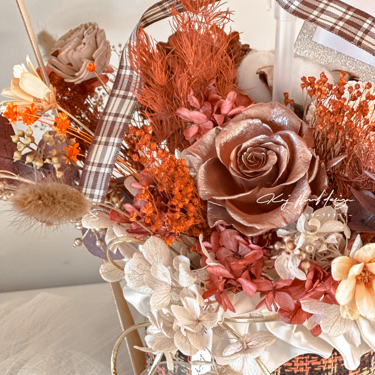 [喬遷/祝賀] 美拉德熱氣球永生花禮