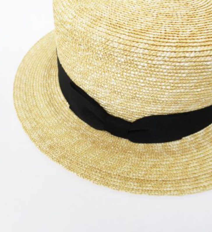 Vent d'ouest BLACK Ribon草帽  【日本製造】