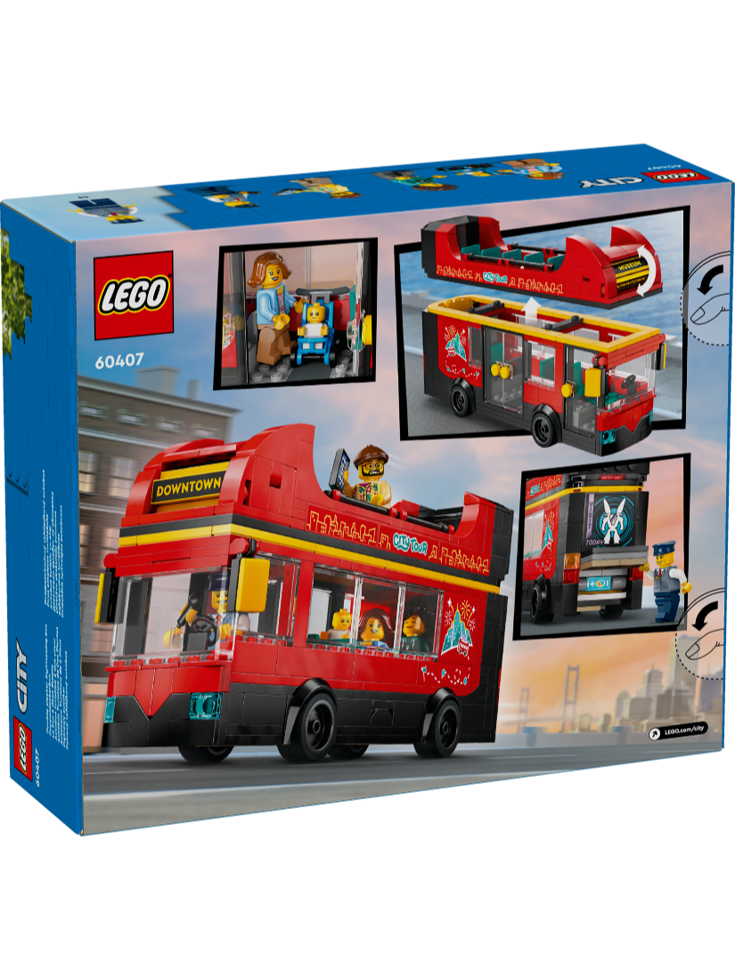 LEGO 60407 紅色雙層觀光巴士