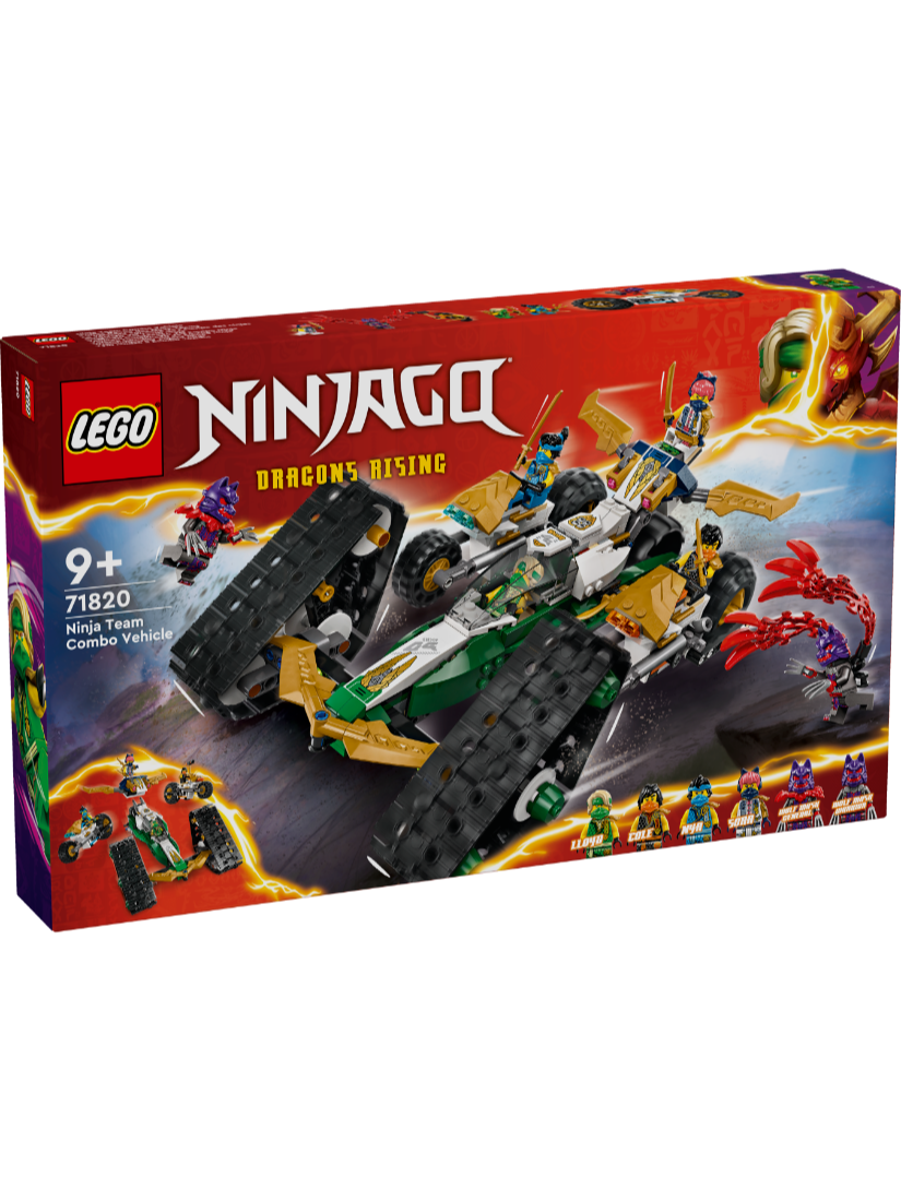 LEGO 71820 忍者團隊合體車