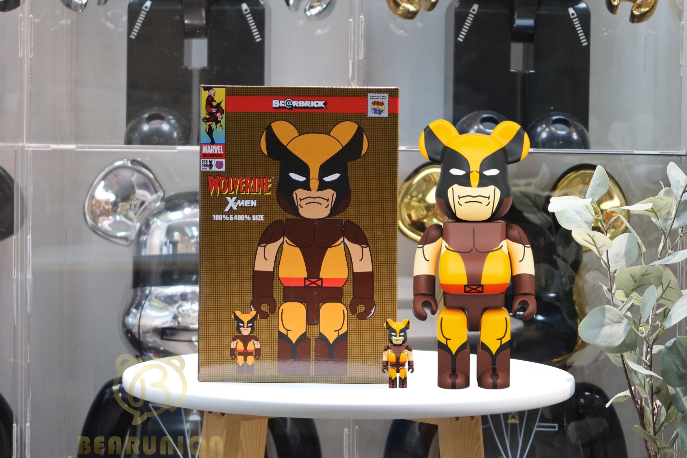 MEDICOM TOY - BE@RBRICK WOLVERINE BROWN Ver. 100％&amp;400％ MEDICOM TOY BE@RBRICK WOLVERINE (BROWN Ver.) 100% 400
