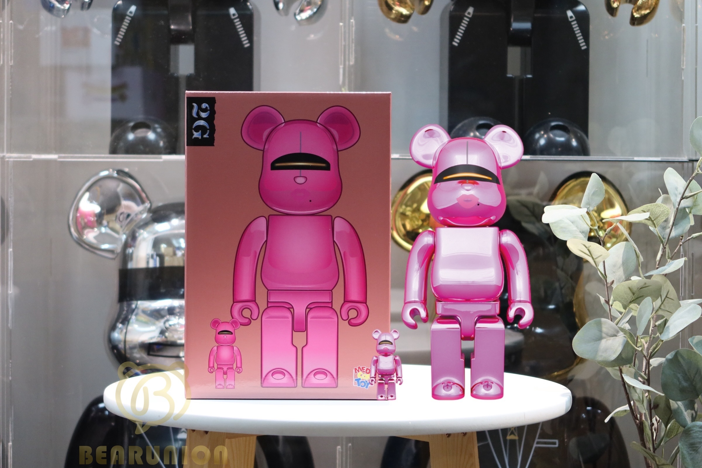 BE@RBRICK 400% 100% SORAYAMA×2G PINK GOLD