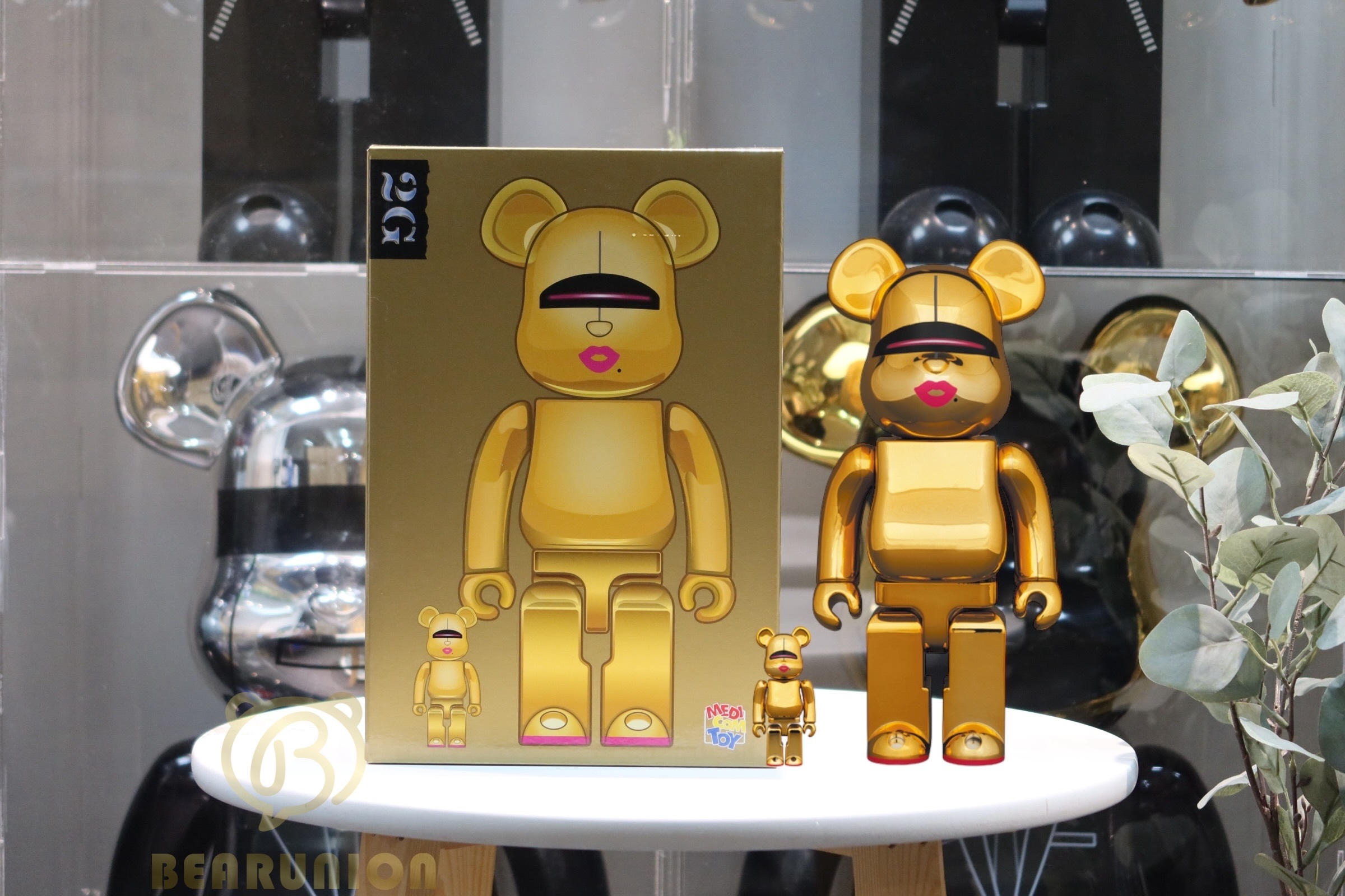 🥇現貨🥇 Bearbrick 400% 100% SORAYAMA 2G GOLD