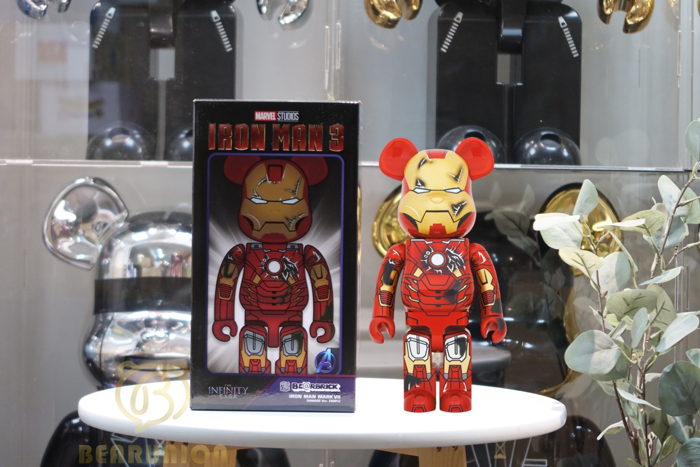 🥇現貨🥇Bearbrick 400% Ironman Damage VII