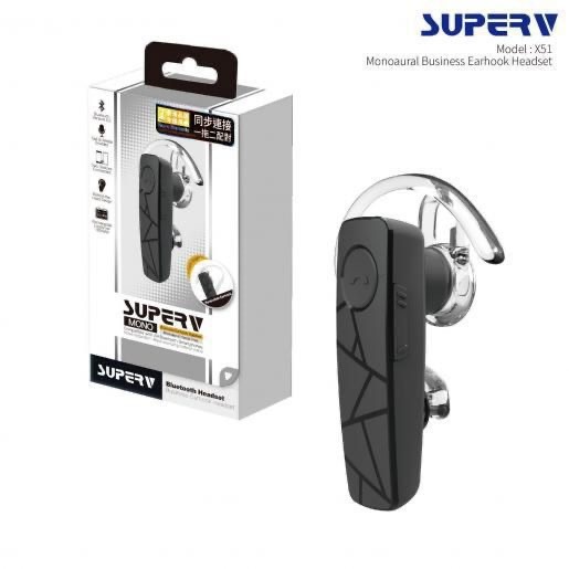 SUPERV藍牙無線單耳機X51