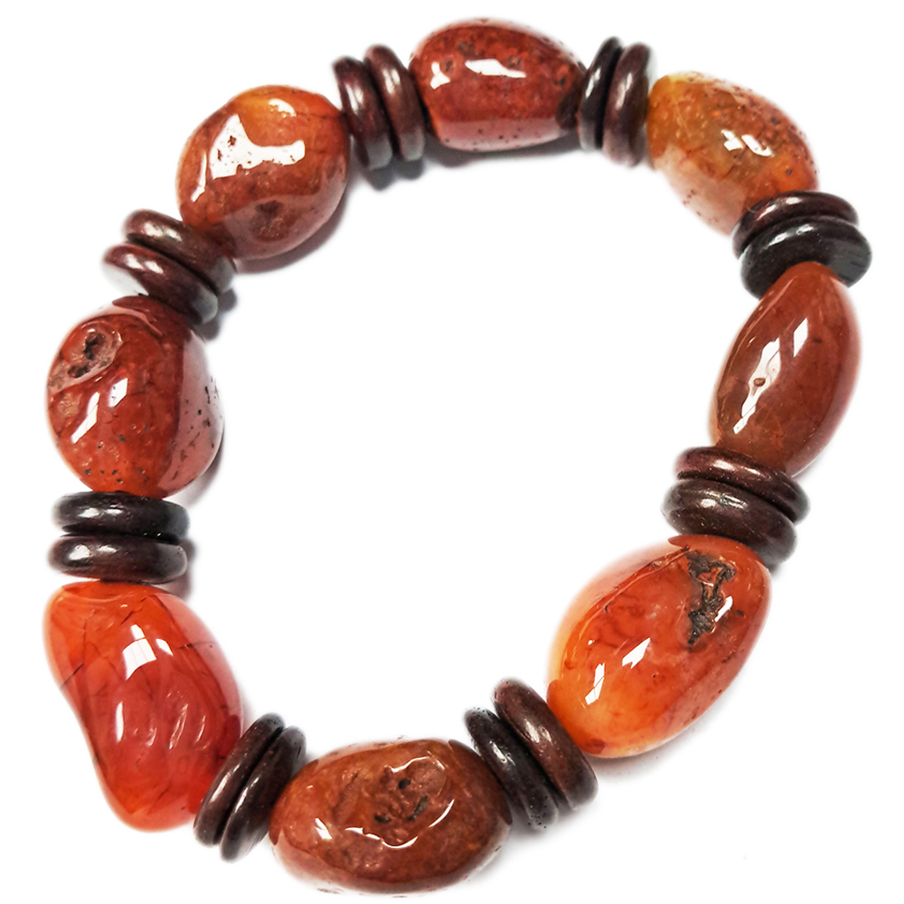 老礦玉髓手珠13mm【十方】138189