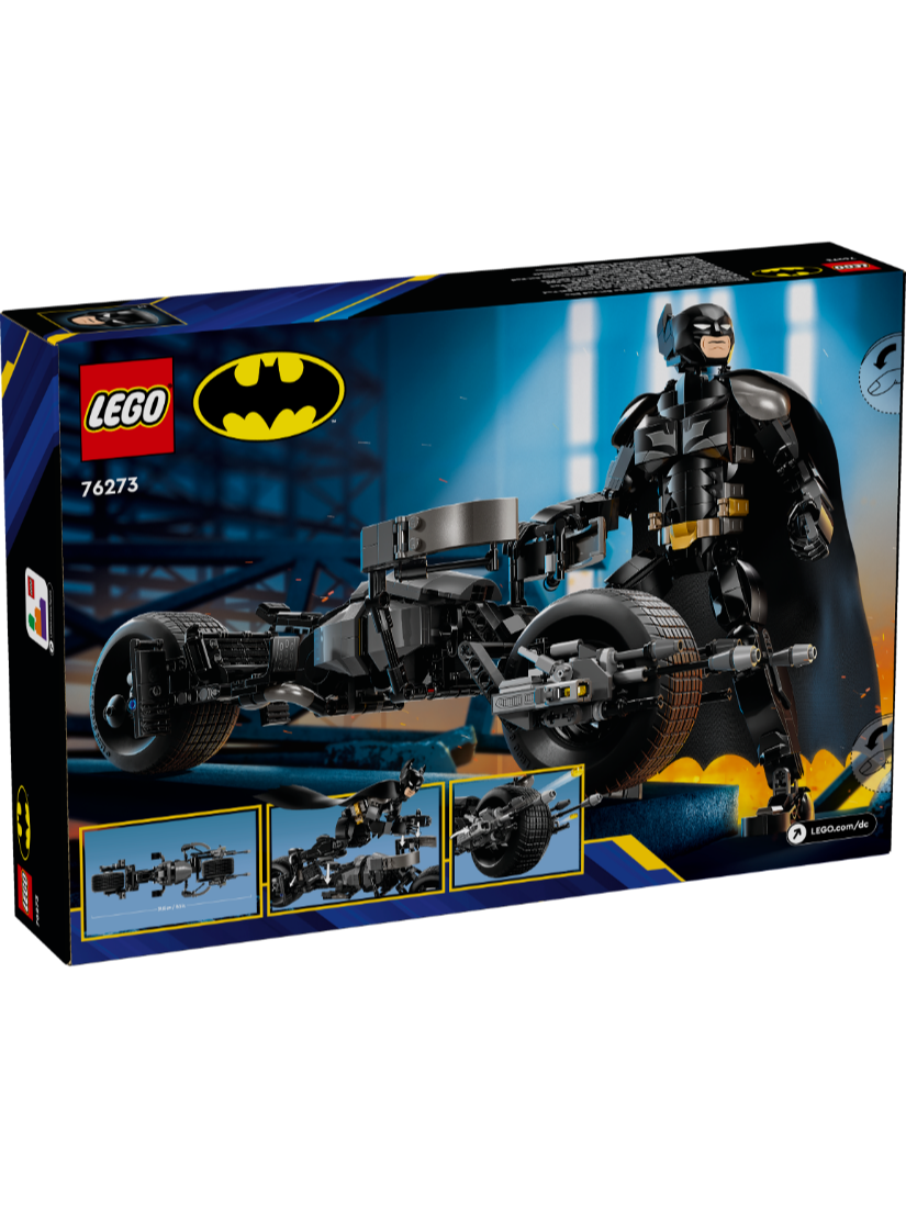 LEGO 76273 蝙蝠俠拼砌玩偶和蝙蝠機車
