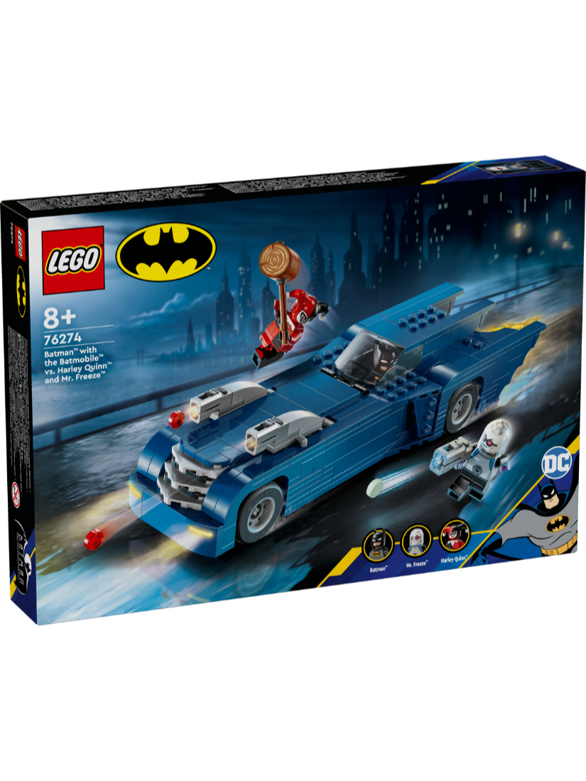 LEGO 76274 蝙蝠俠駕駛蝙蝠車決戰小丑女和急凍人