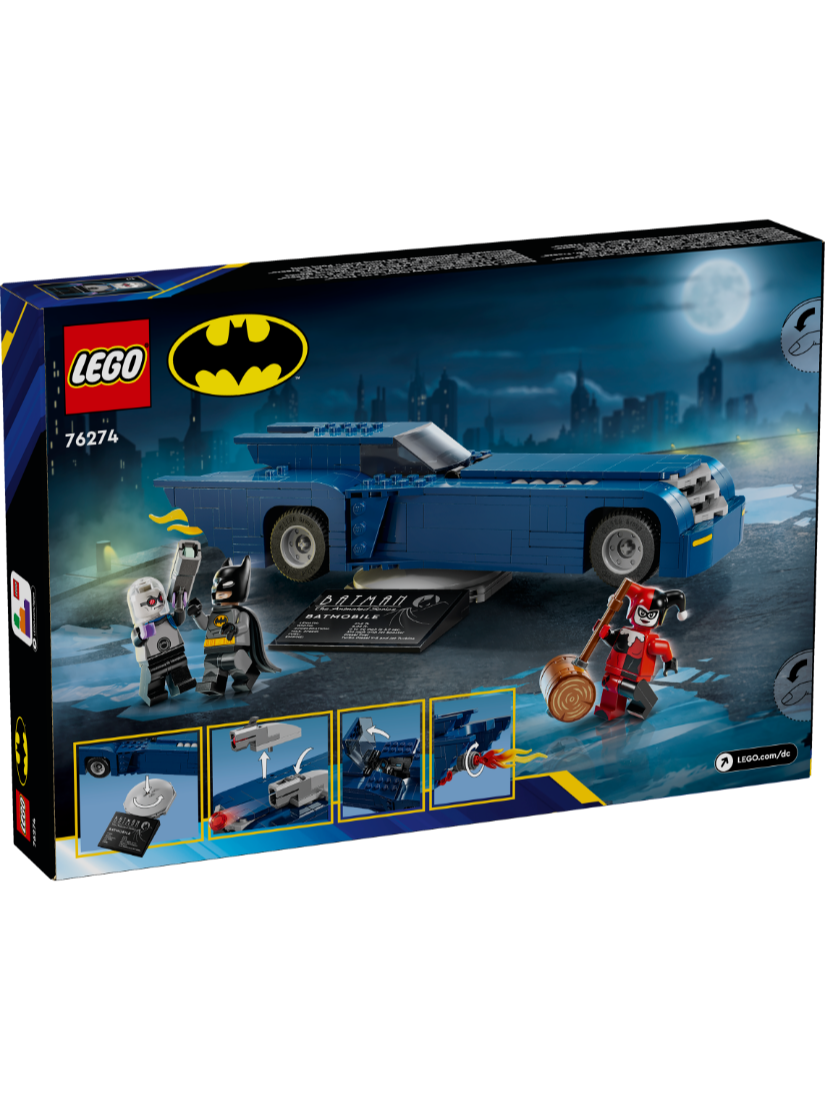 LEGO 76274 蝙蝠俠駕駛蝙蝠車決戰小丑女和急凍人