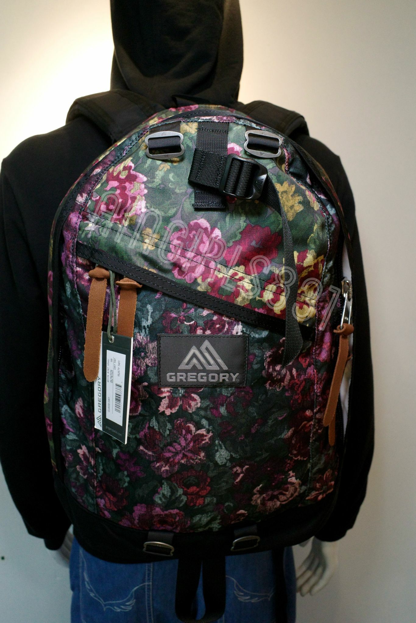 Gregory day pack Rusty Tapestry x Garden Tapestry 紫花併綠花