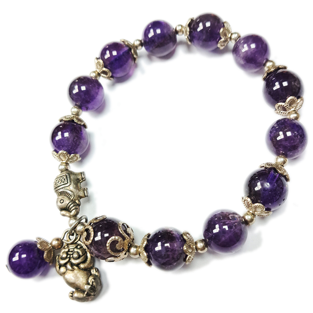 貔貅+紫晶手珠10 mm【十方】146806