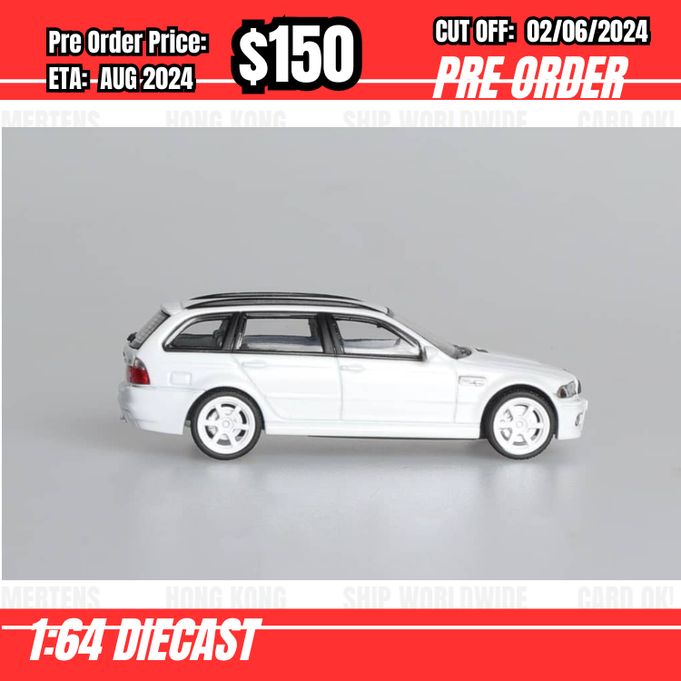 PO-$150 * Stance Hunters * 1:64 M3 CSL E46 Wagon White [OD29/05]