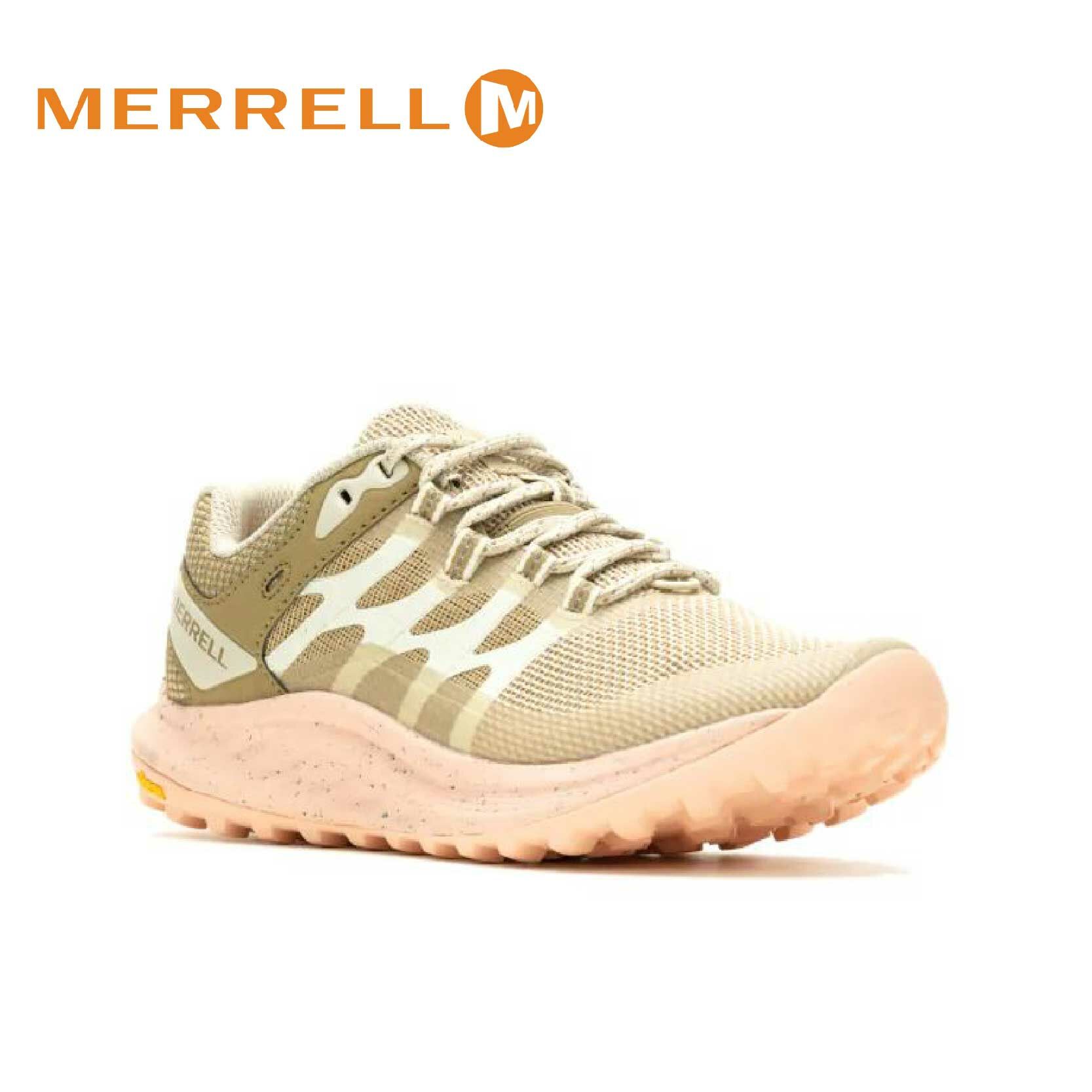 MERRELL ANTORA 3 輕量越野健行鞋 女款 蜜桃橘 奶茶棕 31ML68206