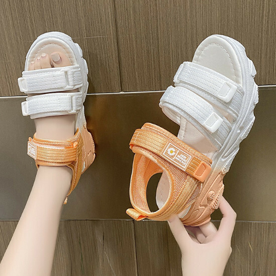 熱賣休閒沙灘涼鞋【橙色】【35-40碼】（下單後請聯絡客服確認發貨尺碼）