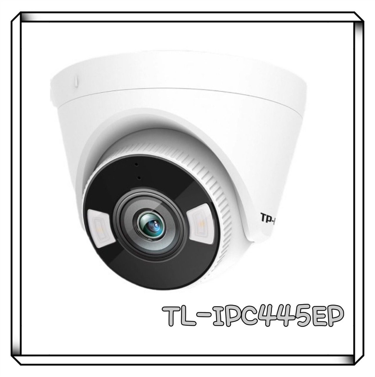 TP-LINK 4MP 半球型全彩有線網路攝影機 TL-IPC445EP-W