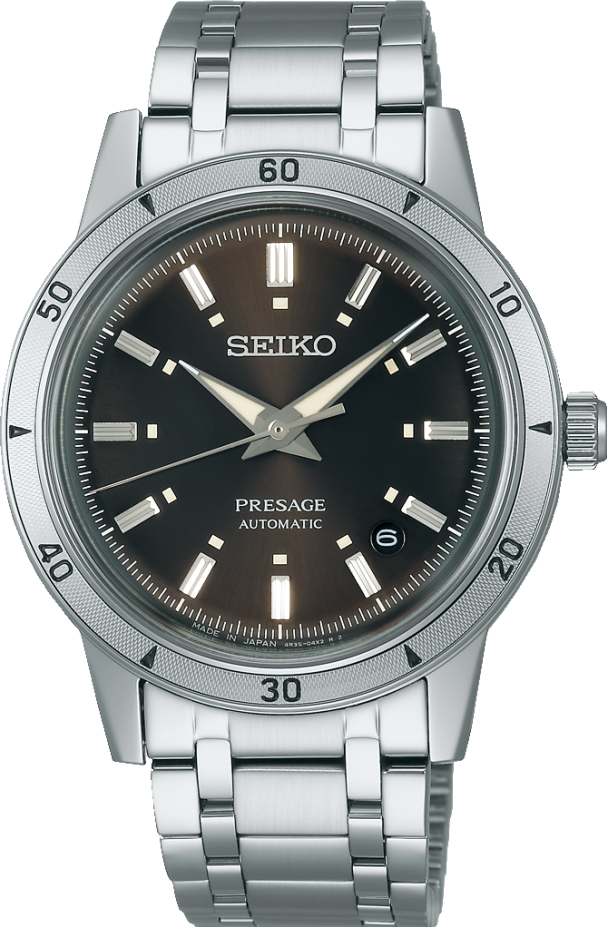 萬年鐘錶 - SEIKO Presage    Style60's  復古風經典機械錶 SRPL09J1/ 4R35-06H0U 錶徑39.5MM