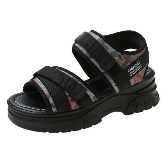 Hot selling thick-soled sports sandals [red color] [size 35-40] (please contact customer service to confirm the delivery size after placing the order)