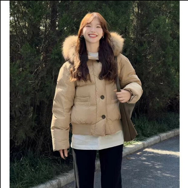 Hot selling cotton coat [khaki] sizes [S to XL] [please contact customer service to confirm the delivery size after placing the order]