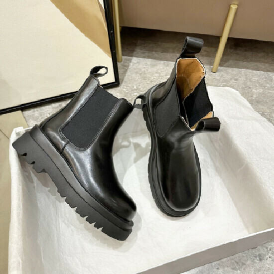 熱賣真皮馬丁靴【黑色-短款】【35-40碼】(下單後請聯絡客服確認發貨尺碼)