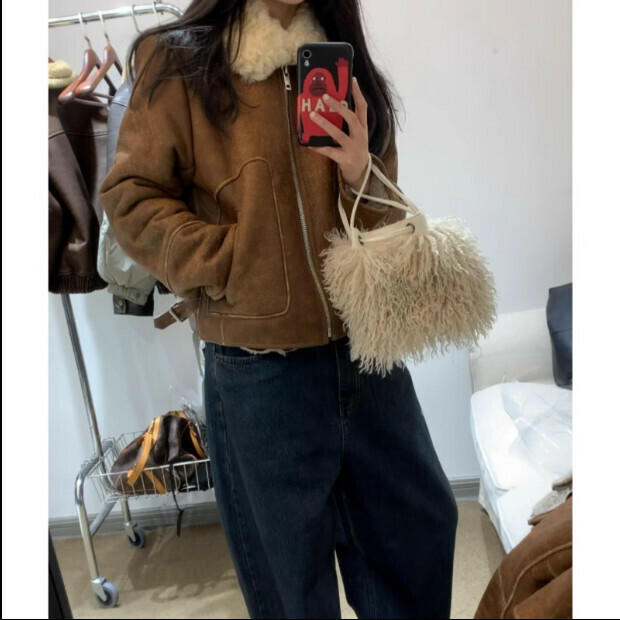 熱賣夾克外套【做舊棕】尺碼【S碼—XL碼】【下單後請聯絡客服確認發貨尺碼】