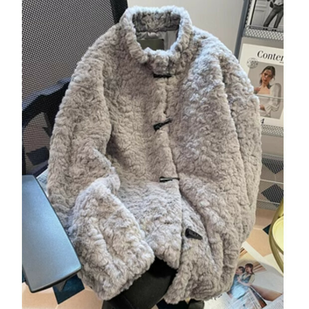Hot selling plush jacket [grey] size [M size - 2XL size] [please contact customer service to confirm the delivery size after placing the order]