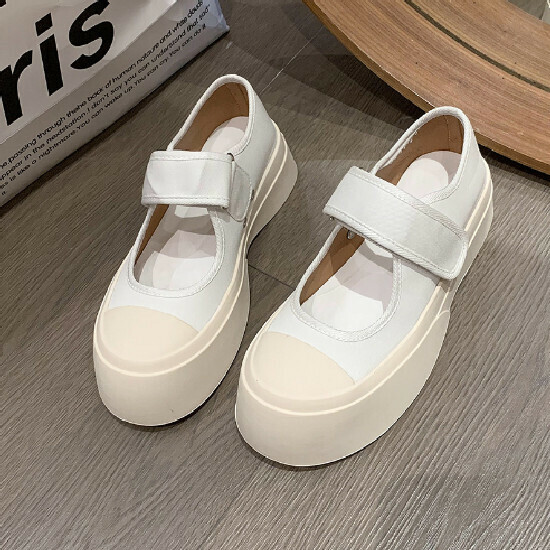 熱賣復古小白鞋【白色】【35-40碼】(下單後請聯絡客服確認發貨尺碼)